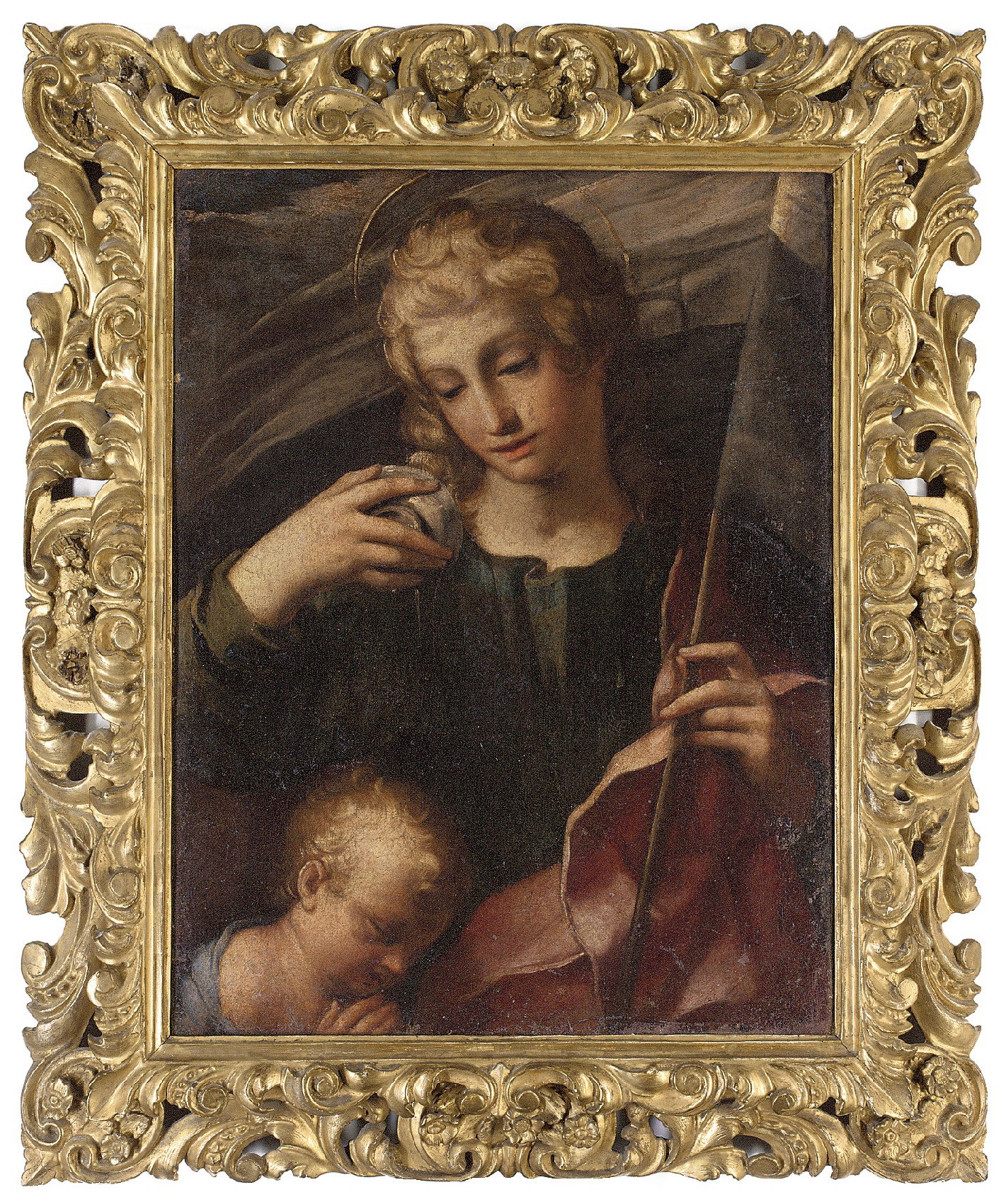 Raffaello Vanni (Siena 1590 - 1657), Santo Ansano, óleo sobre tela
